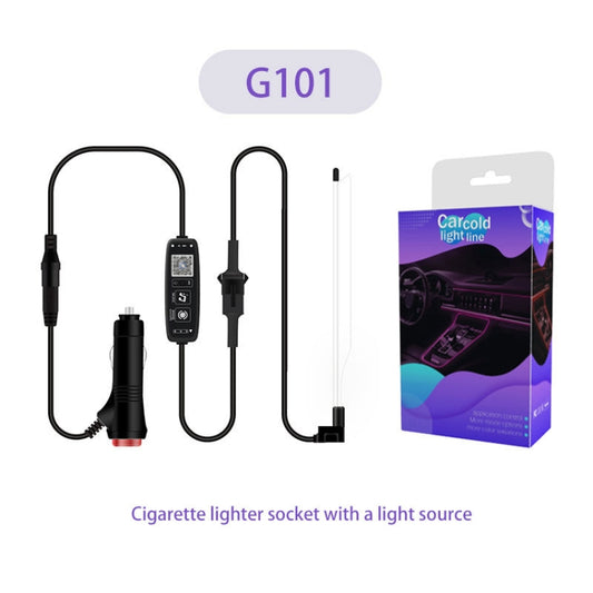 G101 3m Cigarette Lighter Car Colorful RGB Foot LED Atmosphere Light, G101