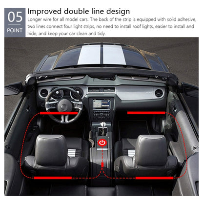 Y11 Cigarette Lighter Car Colorful RGB Foot LED Atmosphere Light, Y11 Cigarette Lighter