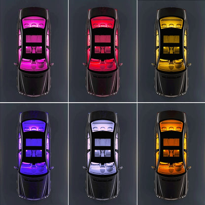 Y12 USB Car Colorful RGB Foot LED Atmosphere Light, Y12 USB