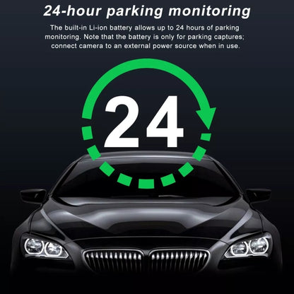 Front and Rear Dual Camera HD InfraredNight Vision Car Dash Cam Driving Recorder, Front and Rear