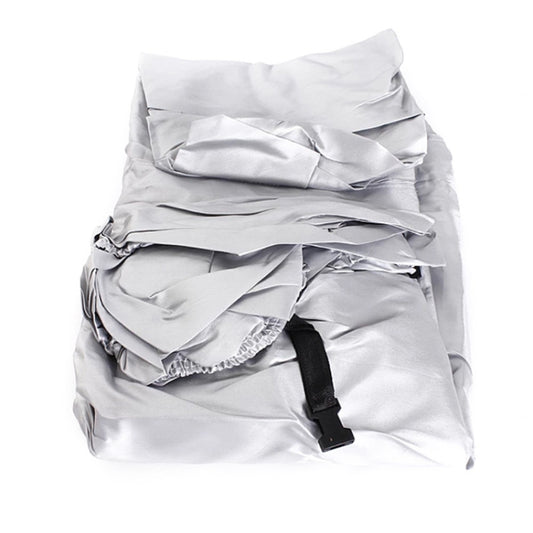 Golf Cart Sunscreen Rainproof Heat Insulation All Seasons Universal Dust Cover, Silver