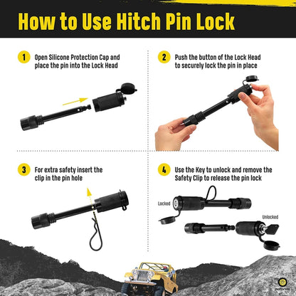 Trailer Hitch Lock Pin Set, Trailer Hitch Lock Pin Set