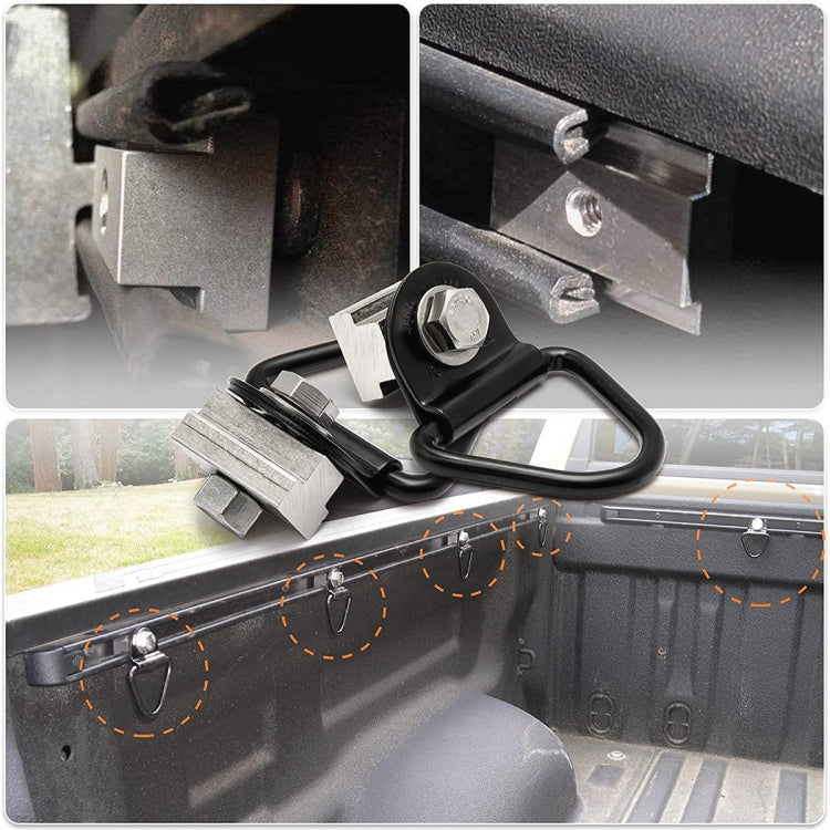 Bed Deck Rails Cleat T Slot Nuts Fits Screws with 3/8 inch-16 Thread for Toyota Tacoma / Tundra, Slot Nuts Fits Screws