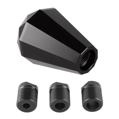 Universal Car Diamond Shape Metal Gear Shift Knob, Black, Blue, Purple, Red, Silver