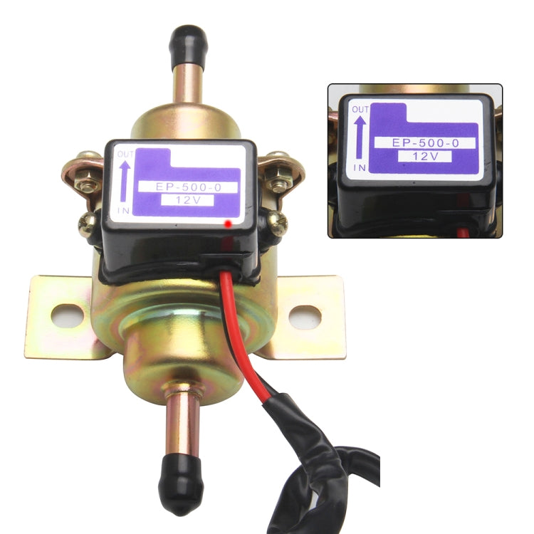 EP-500-0 12V Car modification Electric Fuel Pump, EP-500-0 (Gold), EP-500-0 (Black)