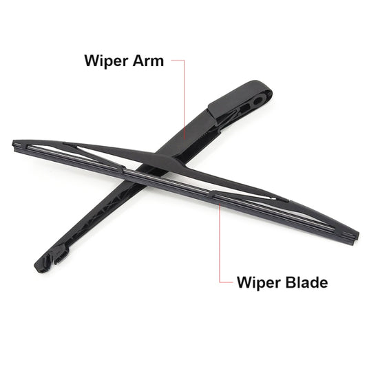 JH-BMW09 For BMW X3 E83 2004-2010 Car Rear Windshield Wiper Arm Blade Assembly 61 62 3 400 708, For BMW X3 E83 2004-2010