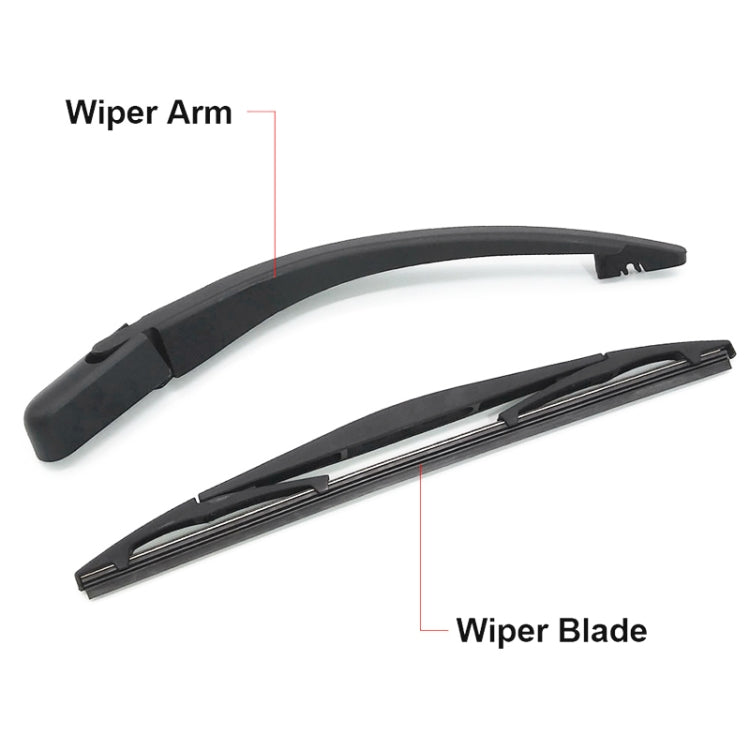 JH-PG02 For Peugeot 107 2005- Car Rear Windshield Wiper Arm Blade Assembly 6405V5, For Peugeot 107 2005-