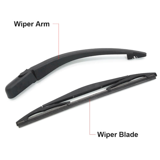 JH-PG02 For Peugeot 107 2005- Car Rear Windshield Wiper Arm Blade Assembly 6405V5, For Peugeot 107 2005-