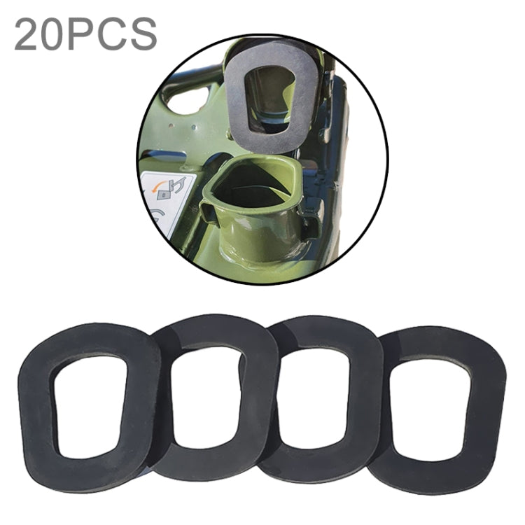 20pcs Car Oil Drum Sealing Ring Spare Fuel Tank Rubber Seals, Rubber Seals