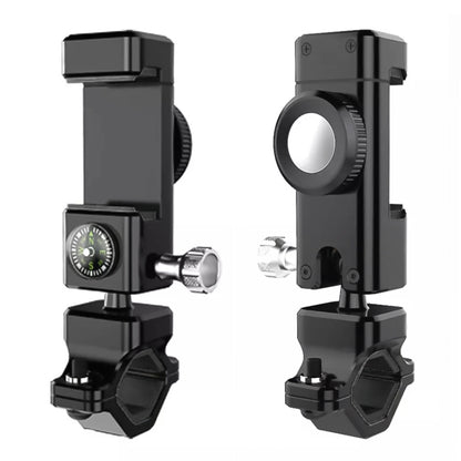 Bicycle / Motorcycle Anti-theft Anti-take Off Mobile Phone Holder without Light, without Light (Black), without Light (Green)
