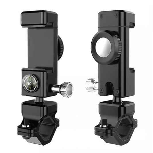 Support de téléphone portable antivol et anti-éjection pour vélo/moto, sans lumière (noir), sans lumière (vert)