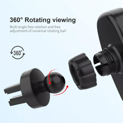 Car Wireless Charger Multifunctional Mobile Phone Wireless Charger Stand, Multifunctional Black