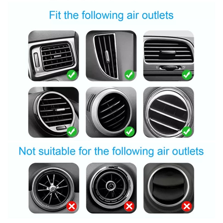 Car Wireless Charger Multifunctional Mobile Phone Wireless Charger Stand, Multifunctional Black