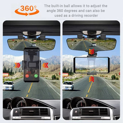 Car Rearview Mirror Phone Holder Universal Navigation Bracket, Rearview Mirror Phone Holder