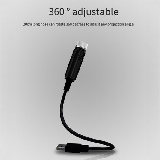 Car USB Star Dome Projector Hose Light, Constantly Bright Version, Constantly Bright(Purple Blue)