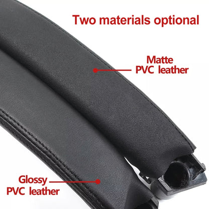 For Land Rover Discovery 2015-2019 Car Leather Texture Inside Door Left Handle LR076163, Left Driving, Leather Texture Left Handle