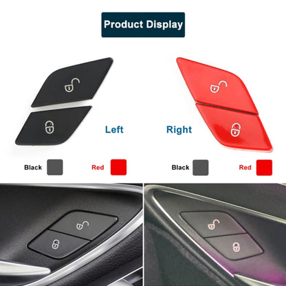 For Mercedes-Benz E-Class 2016-2021 Left Driving Car Left Side Door Lock Switch Buttons 2059055251, For Mercedes-Benz E-Class Left Side (Black), For Mercedes-Benz E-Class Left Side (Red)