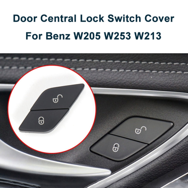 For Mercedes-Benz E-Class 2016-2021 Left Driving Car Left Side Door Lock Switch Buttons 2059055251, For Mercedes-Benz E-Class Left Side (Black), For Mercedes-Benz E-Class Left Side (Red)