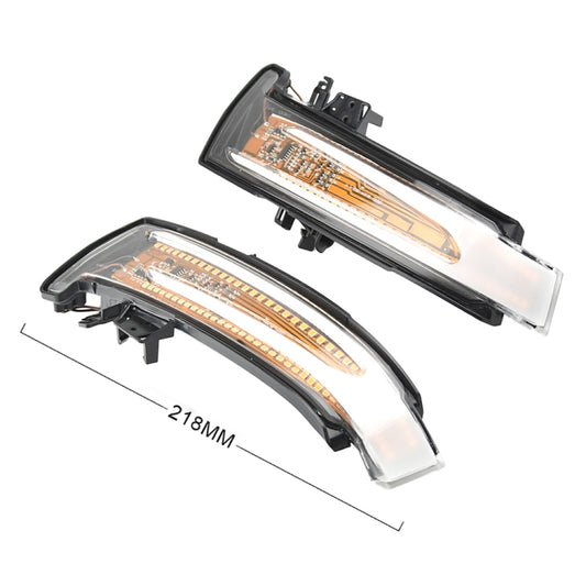 زوج واحد من مصابيح إشارة الانعطاف الديناميكية LED لسيارة مرسيدس بنز الفئة A W1 176-2013، وميض مرآة الرؤية الخلفية، وميض مائي، لسيارة مرسيدس بنز الفئة A W2017 176-2013 (شفاف)، لسيارة مرسيدس بنز الفئة A W2017 176-2013 (أسود شفاف)