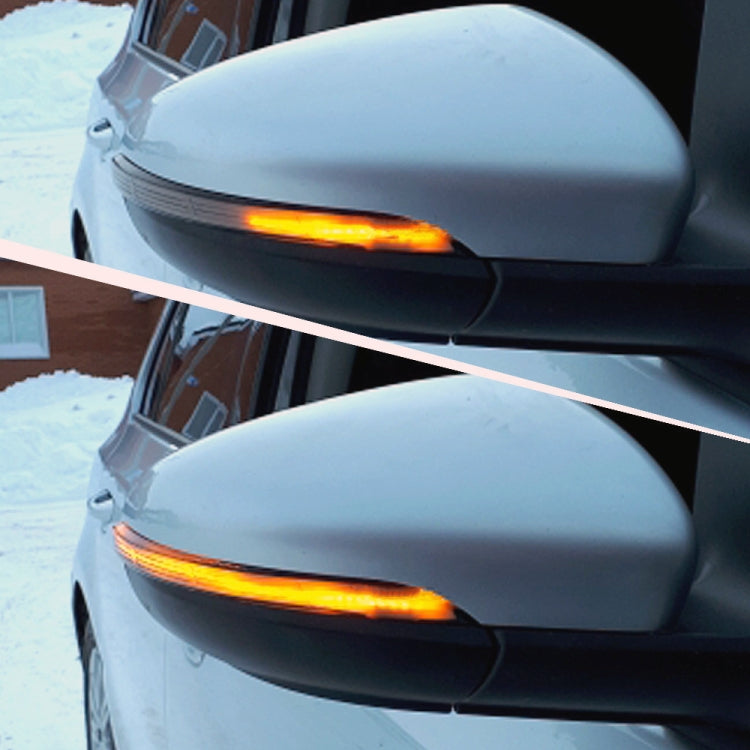 1 Pair For Volkswagen Golf 6 MK6 Car Dynamic LED Turn Signal Light Rearview Mirror Flasher Water Blinker, without Hole, For Volkswagen Golf 6 MK6, without Hole