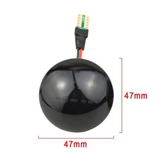 2pcs For Land Rover Range Rover L322 2002-2012 Car Dynamic LED Fender Side Light, For Land Rover Range Rover L322 2002-2012 (Transparent Black), For Land Rover Range Rover L322 2002-2012