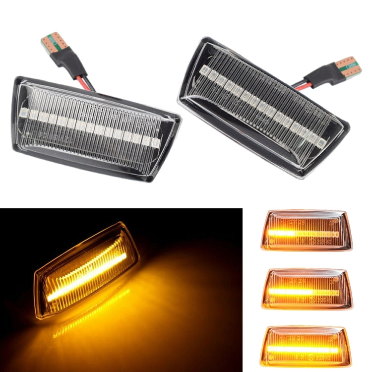 2x Feux latéraux de position LED dynamiques pour Chevrolet Cruze 2009-2014 1713423, Pour Chevrolet Cruze 2009-2014 (Transparent), Pour Chevrolet Cruze 2009-2014 (Noir Transparent)