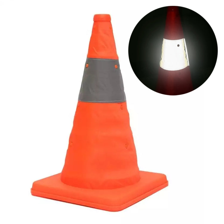 Car Telescopic Folding Road Cone Oxford Cloth Reflective Warning Sign, Folding Road Cone