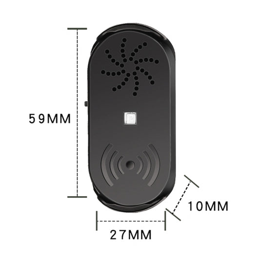 Alarme d'ouverture de porte de voiture à induction automatique, avec message vocal et lumière LED, alarme d'ouverture de porte