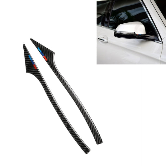 Three Color A Carbon Fiber Car Rearview Mirror Bumper Strip Decorative Sticker for BMW 5 Series E60 2008-2010 / F10 2011-2017 /  F07 2010-2015 /  F01 2010-2015, Rearview Mirror(Three ColorA), Rearview Mirror, Rearview Mirror(Three ColorB)
