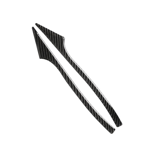 Three Color A Carbon Fiber Car Rearview Mirror Bumper Strip Decorative Sticker for BMW 5 Series E60 2008-2010 / F10 2011-2017 /  F07 2010-2015 /  F01 2010-2015, Rearview Mirror, Rearview Mirror(Three ColorB), Rearview Mirror(Three ColorA)