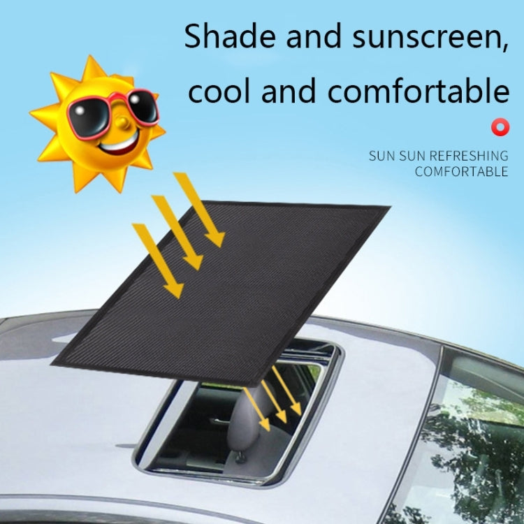 N913 Nylon Mesh Screens For Insect-Proof Dust-Proof Ventilated And Breathable Car Sunroof Magnetic Sun Shade, Size: 100x65cm, 100x65cm