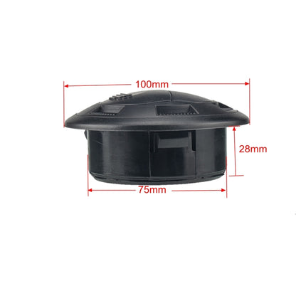 Universal AC Air Outlet Vent with Grid or RV Bus Boat Yacht Auto Air Conditioner Vent Replacement Parts Car Accessories, Size: 100 x 75mm, Size: 100 x 75mm (with Grid)