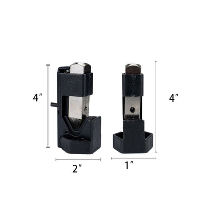 Car Battery Cable Hammer Crimper Hammer Lug Crimper Tool Pliers with T2 Copper 2 x 3/8 Heavy-duty Cold-pressed Wire Terminals