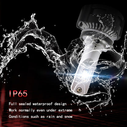2 PCS P18 H7 DC11-30V 52W 6500K 6500LM Car LED Headlight Lamps, H7