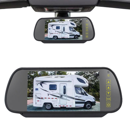 PZ460 Car Waterproof HD High Position Brake Light View Camera + 7 inch Rearview Monitor for Fiat / Citroen / Peugeot, PZ460  + 7 inch Rearview Monitor