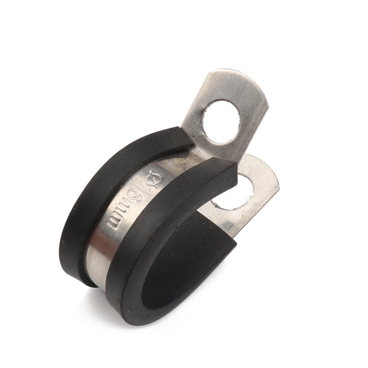 10 PCS Car Rubber Cushion Pipe Clamps Stainless Steel Clamps, Size: 5/8 inch (16mm), Size: 5/8 inch (16mm)