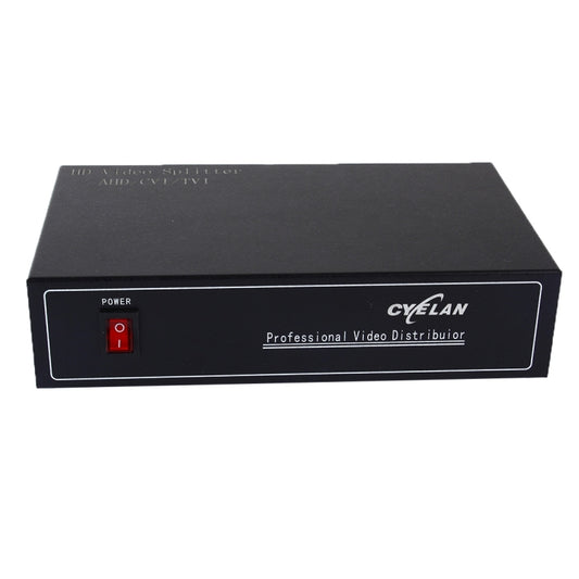 Séparateur de signaux vidéo coaxial AHD / CVI / TVI 2 entrées 4 sorties, 2 en 4