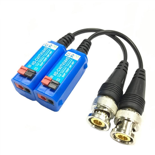2 PCS Anpwoo 800C Transceiver Passif 1 Canal Type Balun Vidéo Sans Vis à Pression Supérieure Raccordable HD-CVI/AHD/HDVI, Transceiver Passif