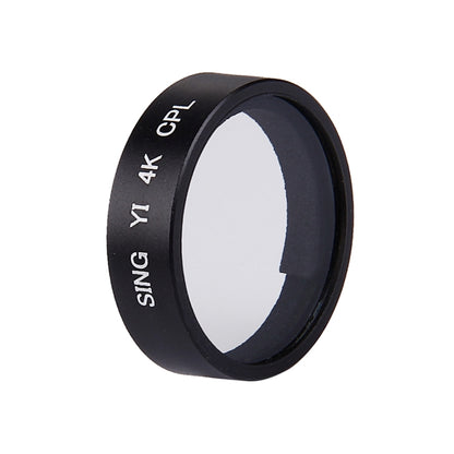 SING for Xiaomi Xiaoyi Yi II Sport Action Camera Proffesional 4K CPL Filter, 4K CPL Filter