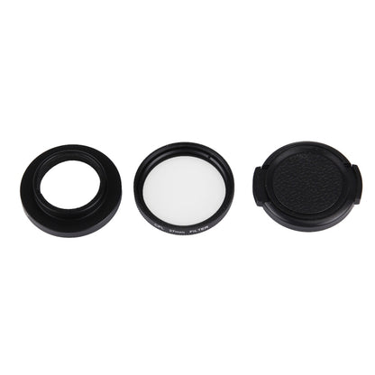 JUNESTAR for Xiaomi Xiaoyi Yi II 4K Sport Action Camera Proffesional 37mm CPL Filter + Lens Protective Cap, CPL Filter+Lens Cap
