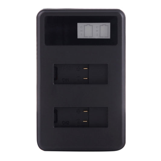Chargeur de batterie double avec écran LCD AHDBT-501 pour GoPro HERO5 avec affichage de la capacité de charge, pour GoPro HERO5