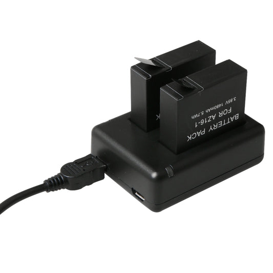 Chargeur de batterie double USB BC-AZ16 pour appareil photo numérique Xiaomi Xiaoyi II 4K, pour Xiaomi Xiaoyi II 4K