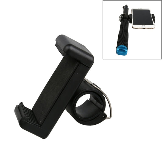 Soporte de clip para teléfono móvil para GoPro, SJCAM y Xiaoyi, monopié selfie de mano, puerto de clip pequeño, diámetro: 2 cm-2,3 cm