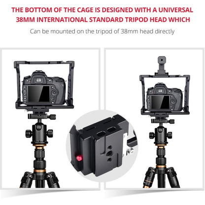 YELANGU C8 YLG0910 Handle Video Camera Cage Stabilizer, YLG0910