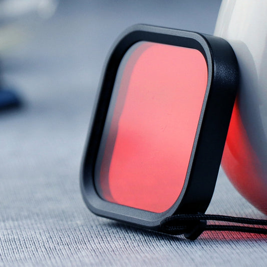 Filtre d'objectif de plongée carré coloré pour GoPro HERO8 Black