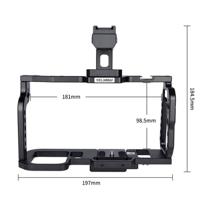 YELANGU C9-A YLG0911A Handle Video Camera Cage Stabilizer for DJI BMPCC 4K, C9-A