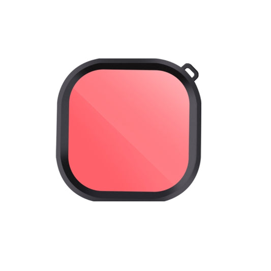 Filtre d'objectif de plongée carré pour boîtier étanche original GoPro HERO8 Black, violet, rouge, rose