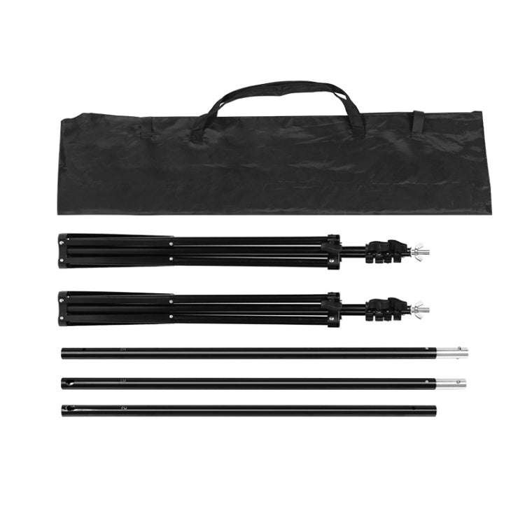 200x200cm Photo Studio Background Support Stand Backdrop Crossbar Bracket Kit, 200x200cm
