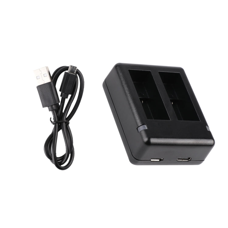 USB Dual Batteries Charger with Cable & Indicator Light for GoPro HERO9 Black / HERO10 Black / HERO11 Black / HERO12 Black, For GoPro HERO9 Black