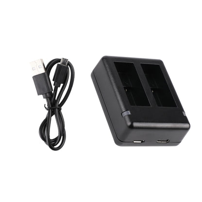USB Dual Batteries Charger with Cable & Indicator Light for GoPro HERO9 Black / HERO10 Black / HERO11 Black / HERO12 Black, For GoPro HERO9 Black